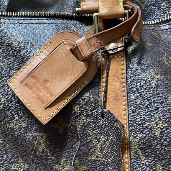 Louis Vuitton Keep-all 55 Monogram Brown Travel Bag VINTAGE 2002 - Picture 8 of 13